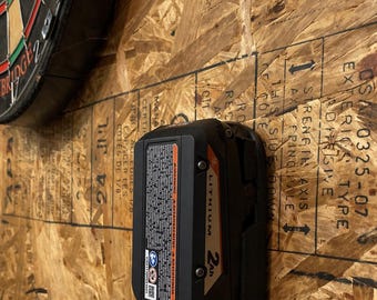 Soporte de pared para batería Ridgid de 18 V / Organizador de herramientas para garaje