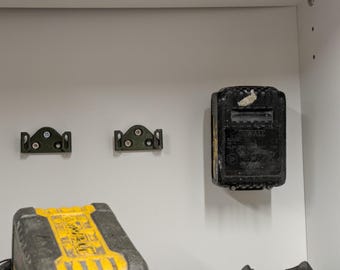 Soporte de pared para batería de 20 V de DeWalt/Organizador de herramientas para taller de garaje