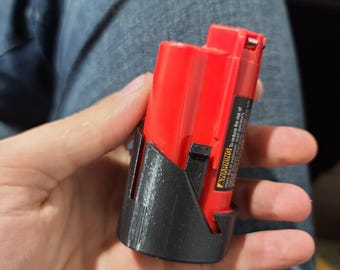 Byte av batterilock till Milwaukee M12 | Kort batterilock | Batteriskydd till M12