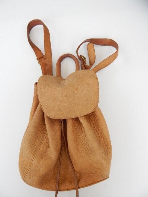 COACH ~ Vintage 80's Nubuck Pebble Leather Sonoma Backpack