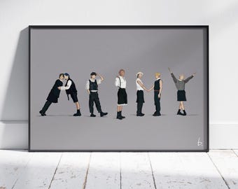BTS Butter - ARMY Pose Digital Poster