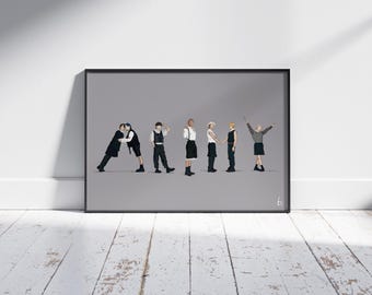Digitale poster BTS Butter - ARMY Pose