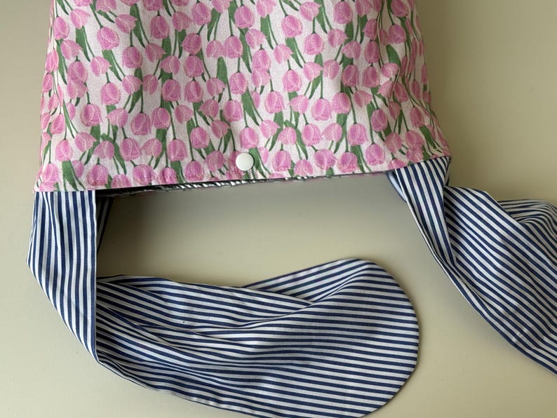 Tulip Paded Cotton Lunch Bag, Reusable Picnic, Insulated Bento Bag image 4