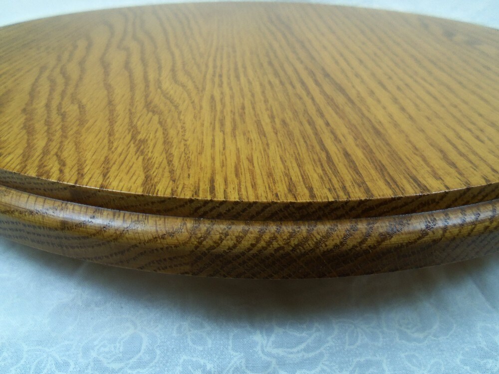 Oak Lazy Susan 12 Finished Coated Home Decor Kitchen Dinning Room Table