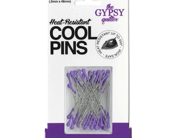 The Gypsy Quilter Cool Pins Gypsy Purple 50pc