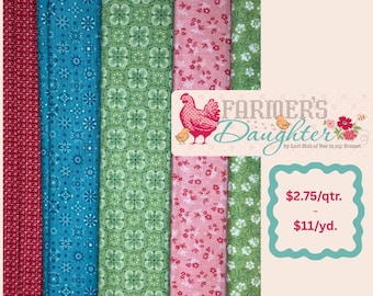 Farmer's Daughter by Lori Holt for Riley Blake  (Fat Quarter or 1/4 yard)