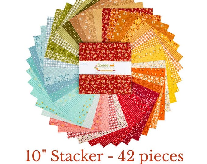 Featured listing image: Baked with Love by Lori Holt, 10" Stacker, 42 Pcs.
