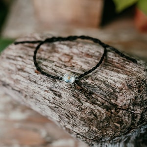 Black Mustard Seed Faith Tie Bracelet