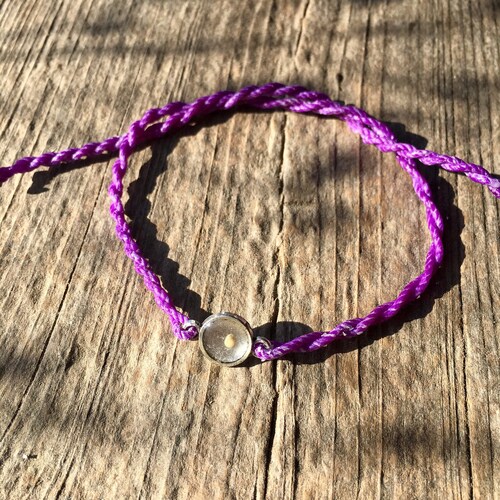 Black Mustard Seed Faith Tie Bracelet Etsy