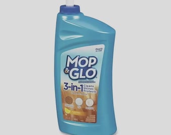 Limpiador de pisos multisuperficie Mop & Glo de 946 ml (32 oz), abrillantador de pisos con aroma cítrico fresco, limpiador para pisos de madera, baldosas y laminados, limpia, da brillo y protege.