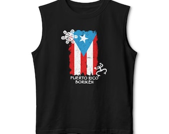 Puerto Rico Borikén Muscle Tank | Pride Heritage Apparel