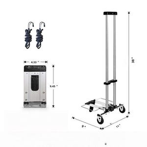 Mini Folding Hand Truck, Ultra-Portable Luggage Cart, Heavy Duty
