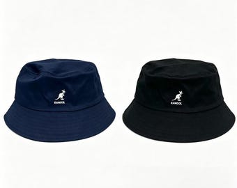 Conjunto de 2 sombreros tipo cubo de algodón lavado KANGOL