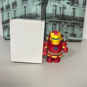 Iron Man Capybara 3D Printed Figure with LED Base - Funny Desk Decor 画像 8