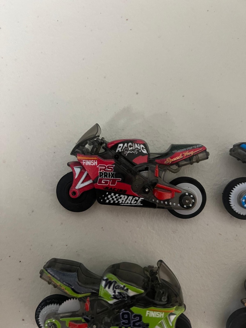 4pcs Friction-Powered Mini Moto Toys, Racing Bike Set for Boys image 5