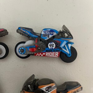 4pcs Friction-Powered Mini Moto Toys, Racing Bike Set for Boys image 4