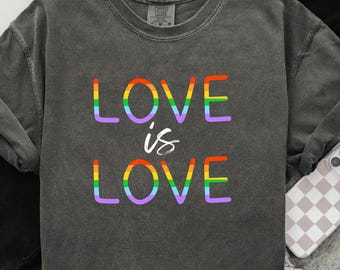 Love is love png, Pride png, lgbtq png, pride tshirt, rainbow design png, pride month png, pride parade outfit, rainbow shirt, lgbtq svg