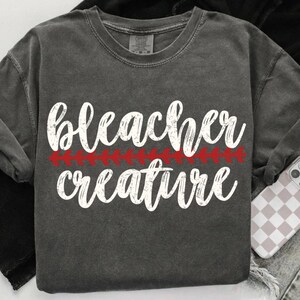 Bleacher creature png, baseball shirt, funny baseball png