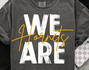 We are hornets png, hornets grunge png, hornets school spirit shirt, hornets clipart, basketball png, hornets baseball png
