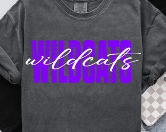 Wildcats png, purple wildcats png, wildcats mascot