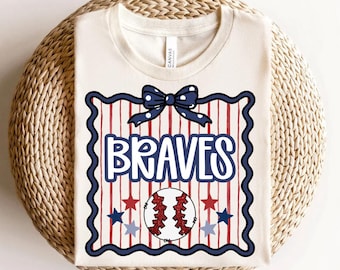 Braves baseball png, braves png, mlb baseball designs