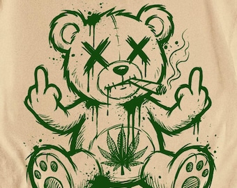 High Teddy Smoking Weed PNG, Rasta Bear Clipart, Kush Pop Culture Life png, 420 Shirt, Cannabis, Marijuana, Hipster Teddy (Digital Download)