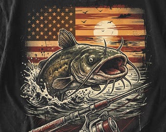 Cat Fishing png, CatFishing Skull png, Fishing Dad png, Waterfowl Hunting png, Catfish png, US Angler Dad png, River Fishing, Digital