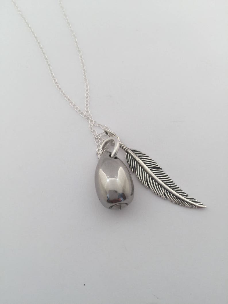 Feather Cremation Urn Necklace/ Urn Jewelry/ Pet Urn Etsy Canada