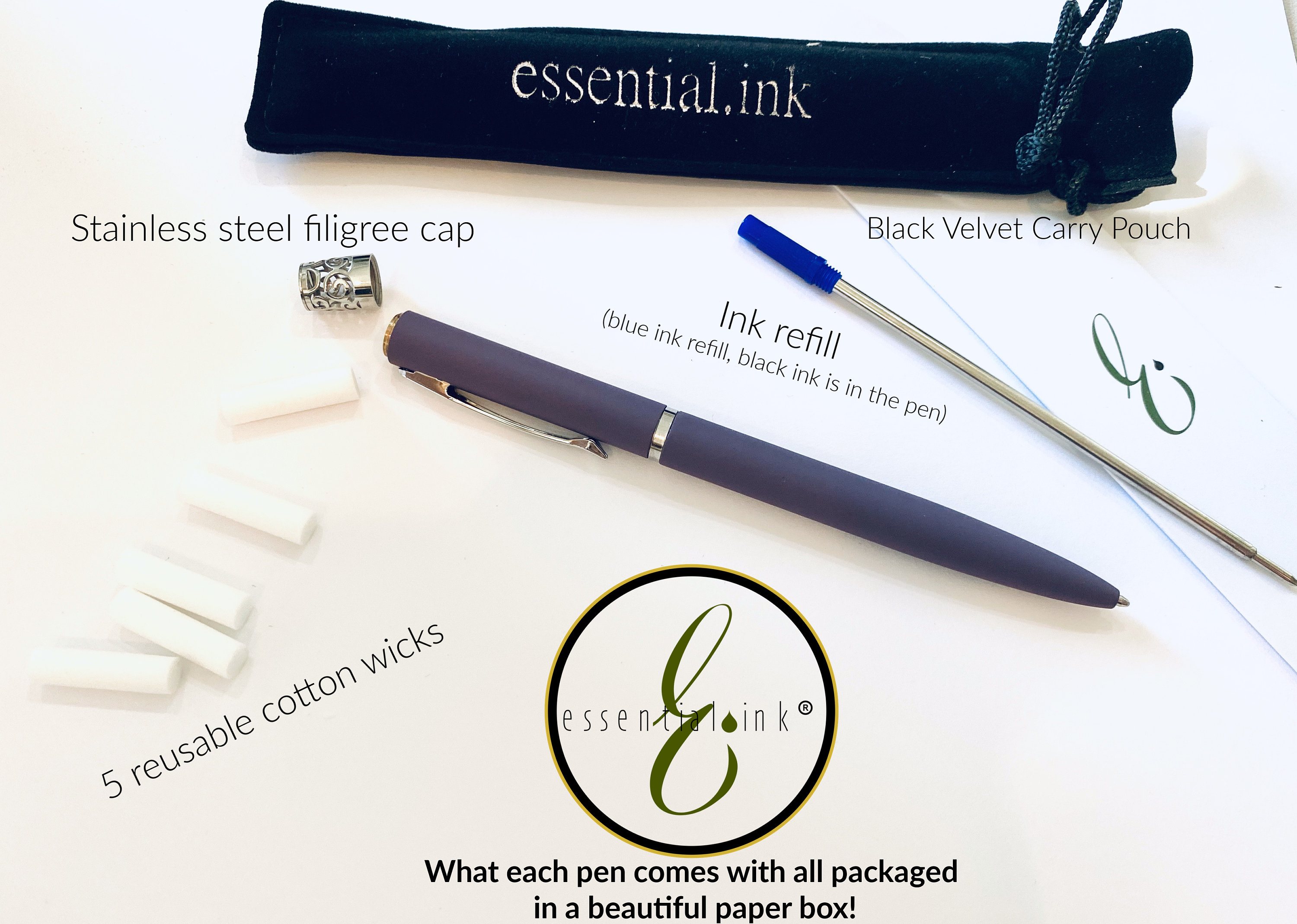 Turquoise Blue Aromatherapy pen/ Essential oil pen/ Diffuser Etsy