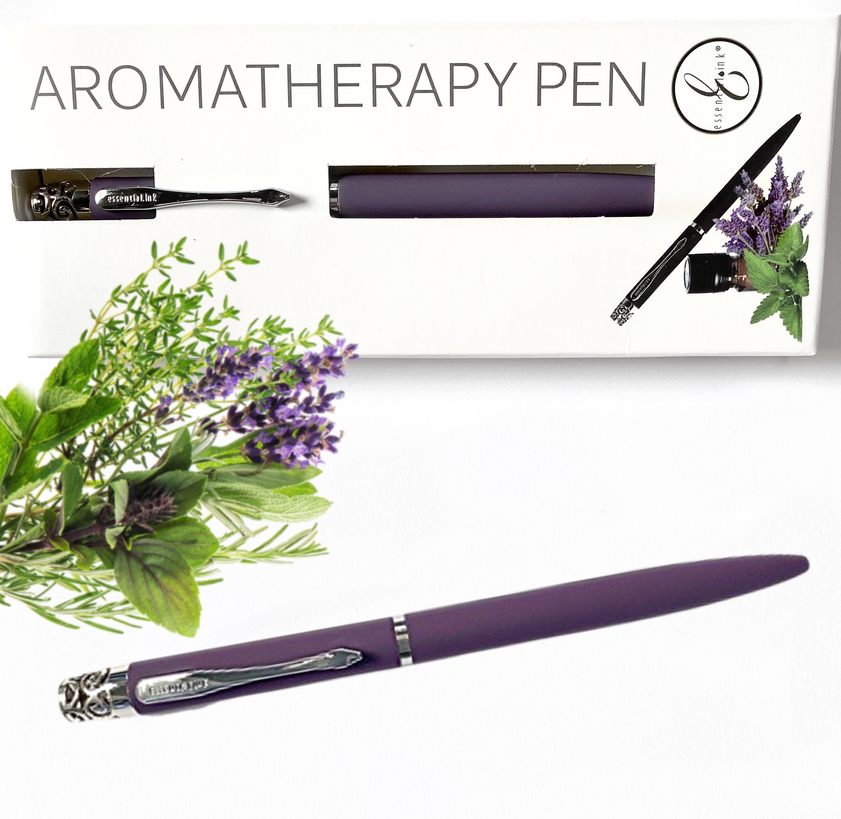 Pens that make Scents Purple Aromatherapy pen/ Essential oil Etsy