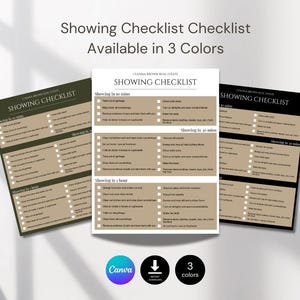 不動産内覧チェックリスト｜編集可能なCanvaテンプレート