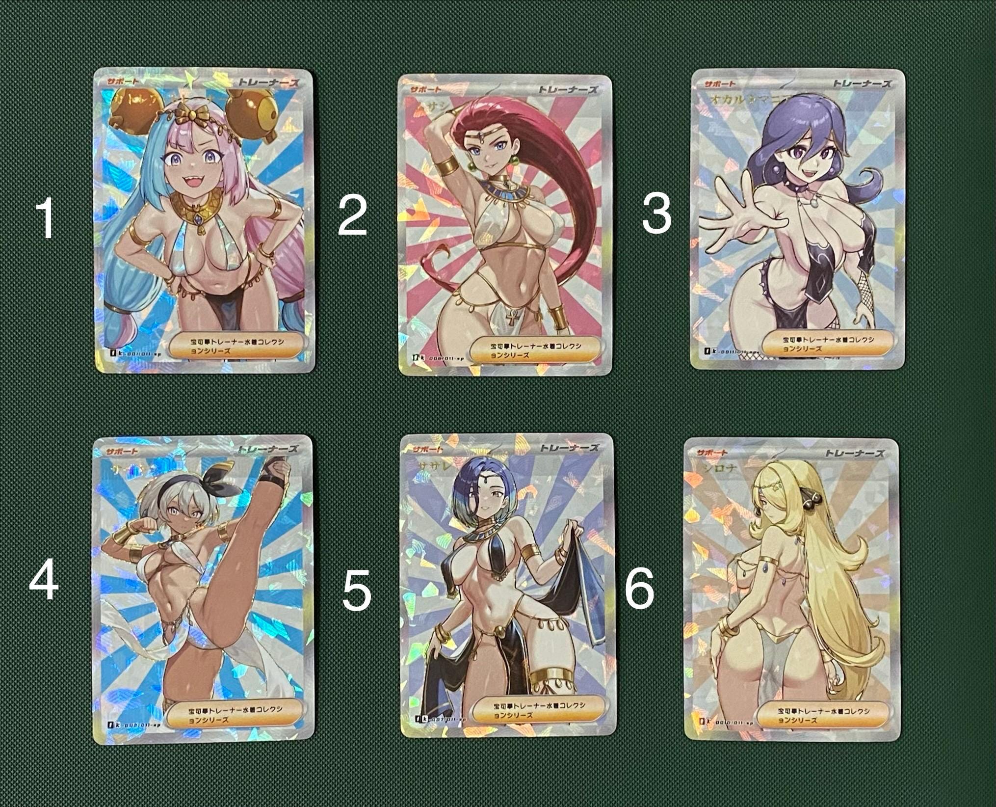 ahegao card sleeves Was super excited to double sleeve some of my favorite cards in @shwainc 's new ahegao card print sleeves. The detail is just super crispy and they have a clean matte looking