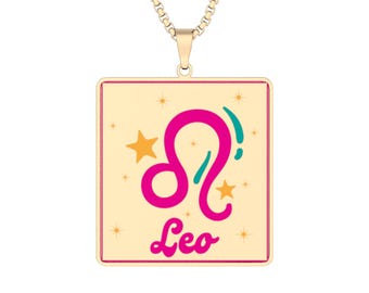 Leo Zodiac Pendant | Custom Photo Pendant