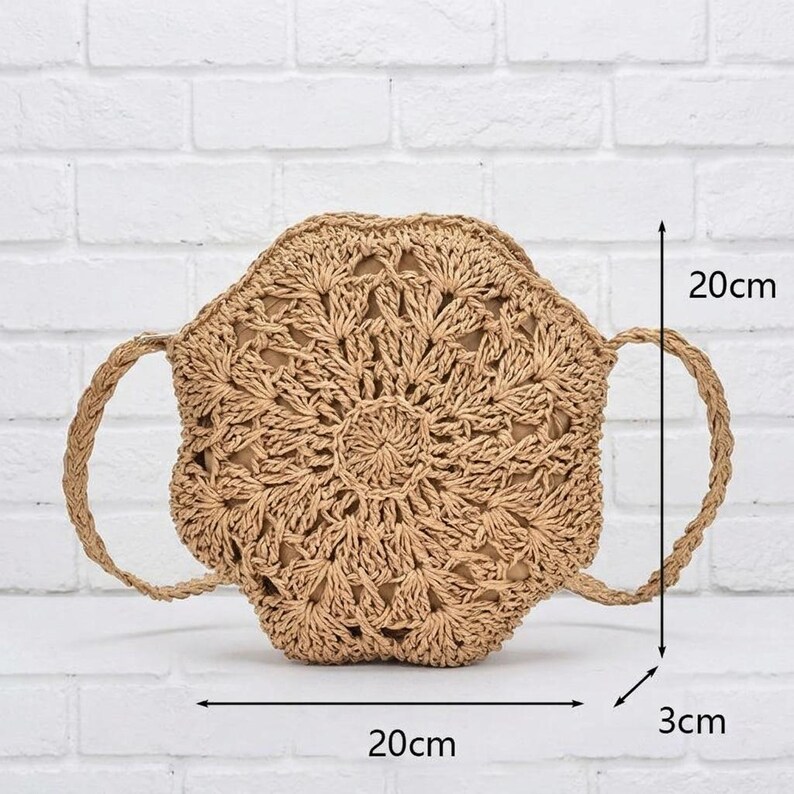 Sac Texture Jpg Sac bandoulière fleuri au crochet, sac d'été bohème, mini sac à ...