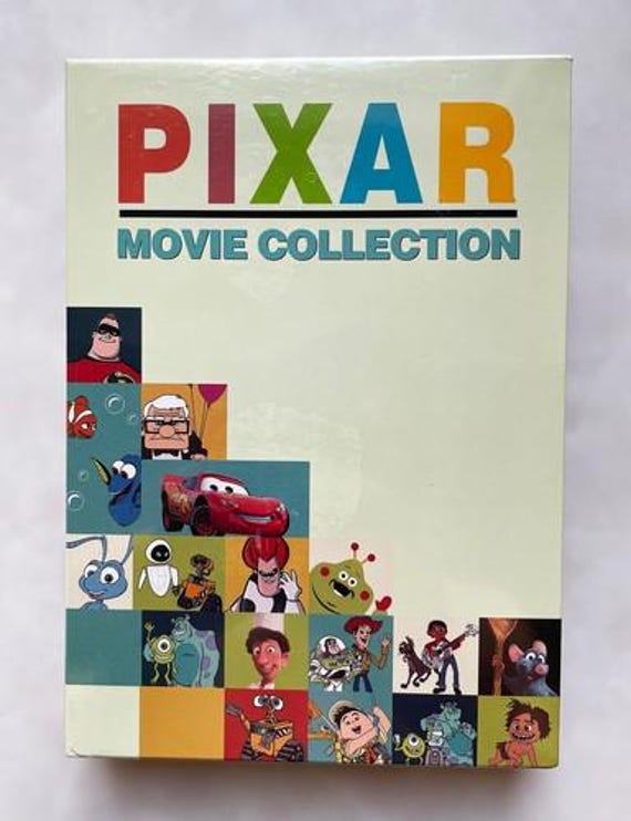 Pixar Movie Collection DVD Set - Etsy