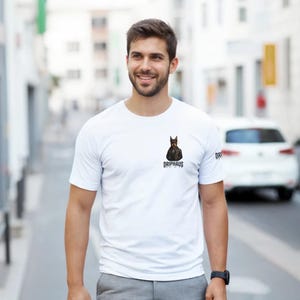 Shirt | T-Shirt | Badass Dog Shirt | Funny Dog Lover Gift | Unisex Heavy Cotton Tee | Unique Pet Owner Apparel