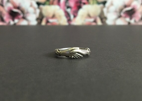 For A Lifetime - Fede Ring Simple Silver Wedding R
