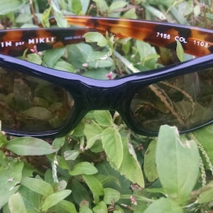 Alain Mikli Sunglasses/Vintage Mikli par Mikli Designer Frames/Handmade in France Circa 80&#39;s NOS