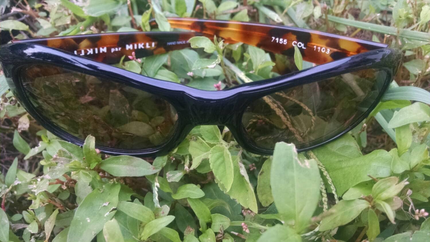 Alain Mikli Sunglasses vintage Mikli Par Mikli Designer Frames handmade in France Circa 80 s NOS Etsy