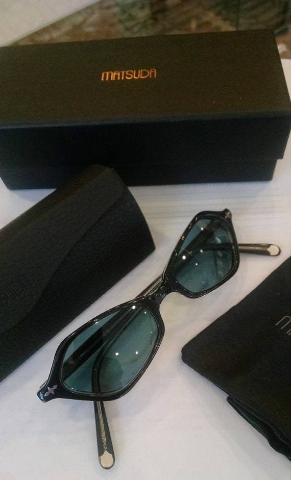 On SALE Authentic Vintage 90's Era Matsuda Black/silver - Etsy