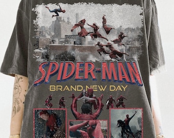 Marvel Spider-Man: Brand New Day T-Shirt, Disneyland Family Matching Tee, Peter Parker Shirt, Marvel Avenger Superheroes, MCU Comics T-Shirt