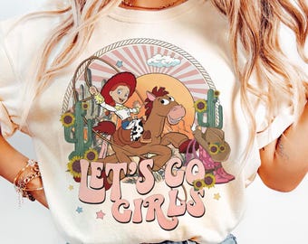 Frame Toy Story Jessie Bullseye Shirt, Jessie Cowgirl Tee, Disney Western Cowgirl T-Shirt, Disneyland Girl Trip Tee, Disney Pixar Outfits