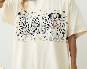 Custom Name 101 Dalmatians Shirt, Personalized Disney Pongo Perdita Rolly Matching Tee, Name Kids Shirt, Custom Boy Shirt, Epcot Vacation