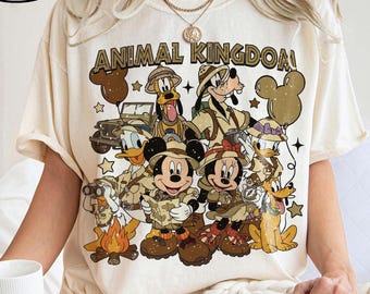 Comfort Colors Disney Animal Kingdom Shirt, Disney Shirt, Vintage Animal Kingdom, Disney Mickey Safari Shirt, Disney Safari Family Shirt