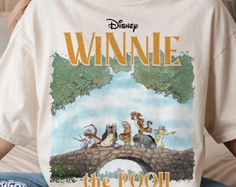 Comfort Colors Winnie The Pooh And Friends Shirt, Disney Pooh Shirt, Disneyland Shirt, Pooh Bear Shirt, Disney Shirt, Disney Trip Sweatshirt