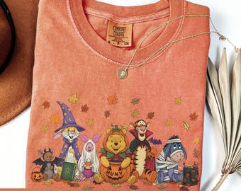 Comfort Colors® Pooh & Co Est 1926 T-Shirt, Winnie The Pooh Halloween Shirt, Pooh Spooky Shirt, Halloween Party Shirt, Family Matching Shirt