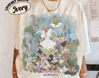 Vintage Disney World Magic Kingdom Shirt, Retro Mickey And Friends Castle Tee, Disney Family Vacation 2026 Shirts, Disney Trip 2026 Shirt