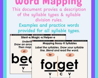 Word Mapping with Syllable Rules