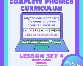Phonics Series 4 (Diphthongs, Schwa, Affixes & Syllables)