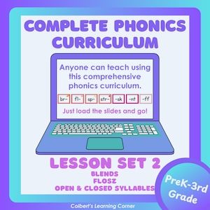 Phonics Series 2 (Blends & FLOSZ with Open and Closed Syllables)